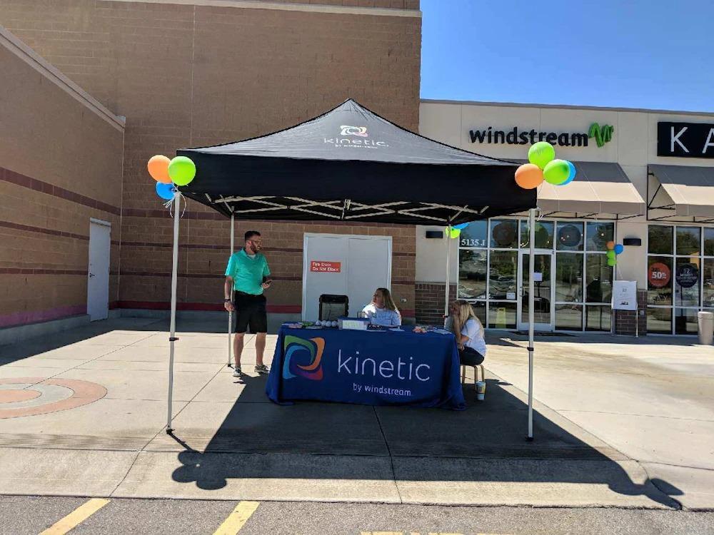 Kinetic booth at Kindness Event in Lexington, SC