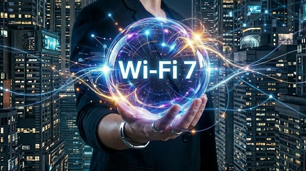 Wi-Fi 7 futuristic