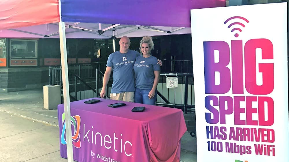 Kinetic on campus during move-in.