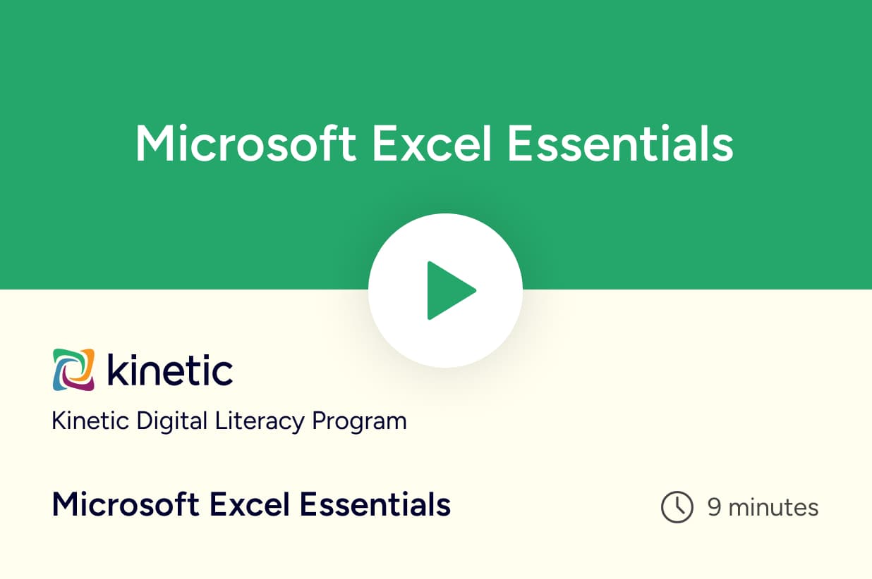 Microsoft Excel Essentials
