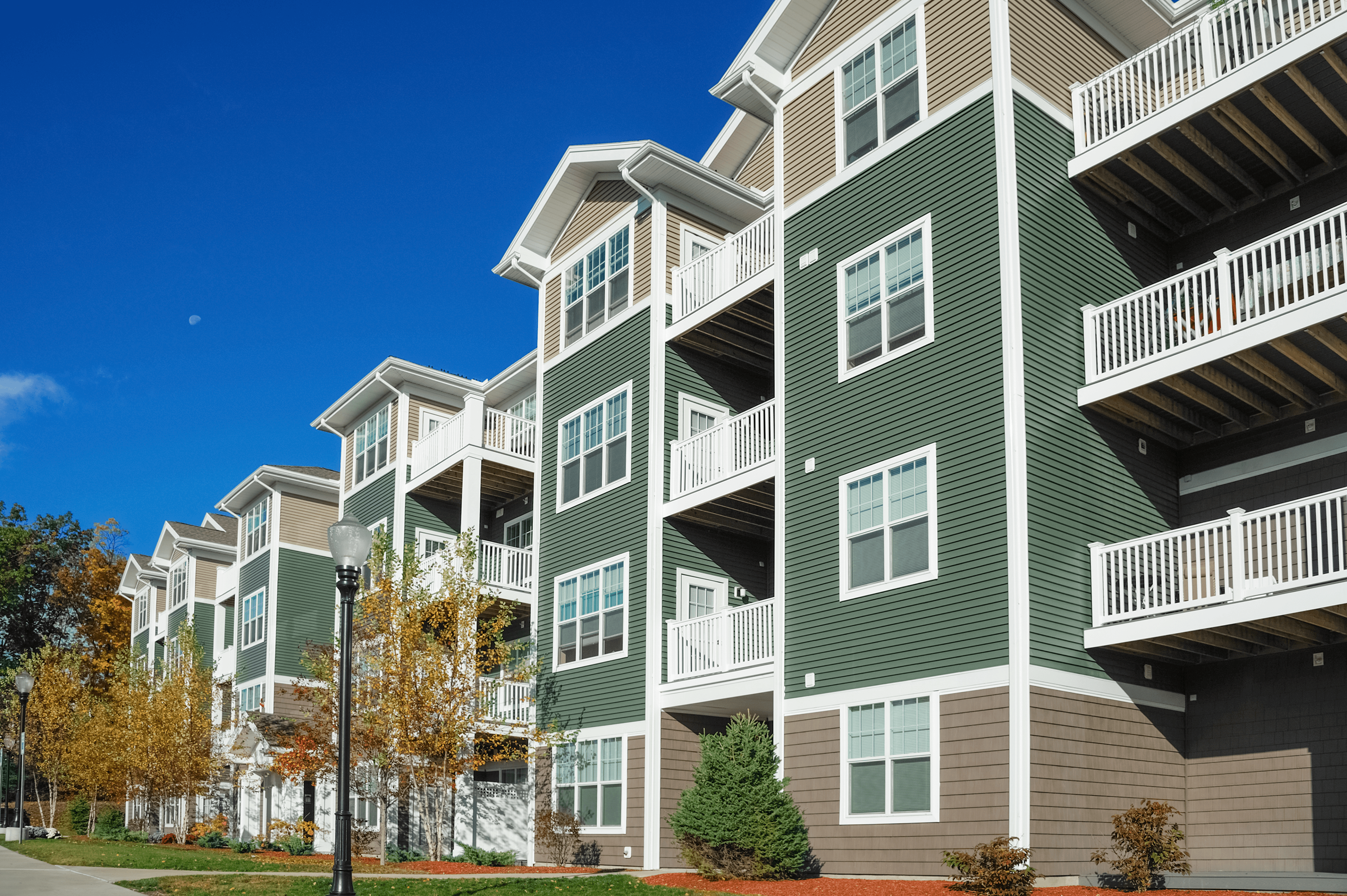 green townhouses